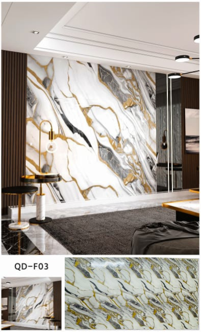 Marble wall sticker