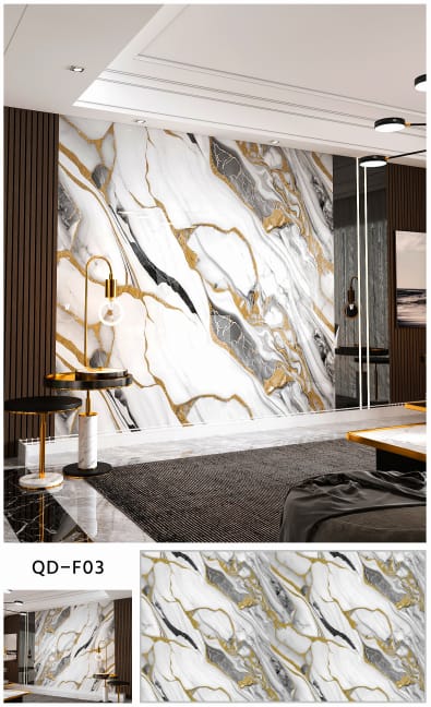 Marble wall sticker